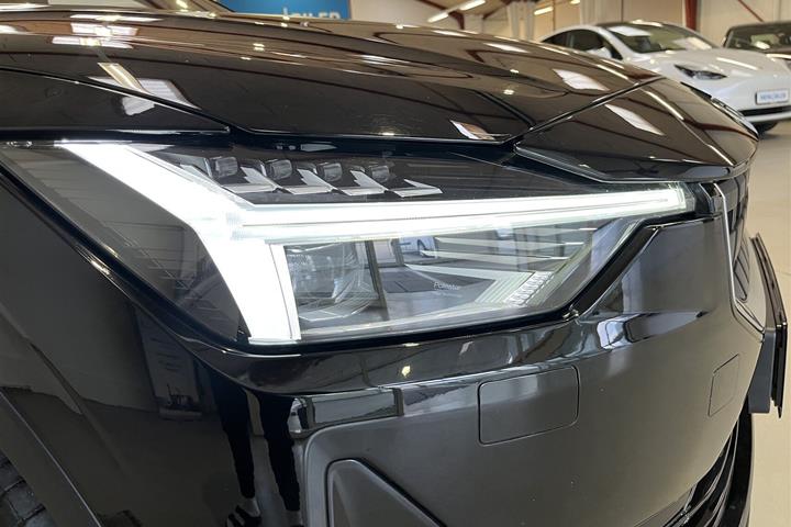Sort Polestar 2 fra 2022 set udefra
