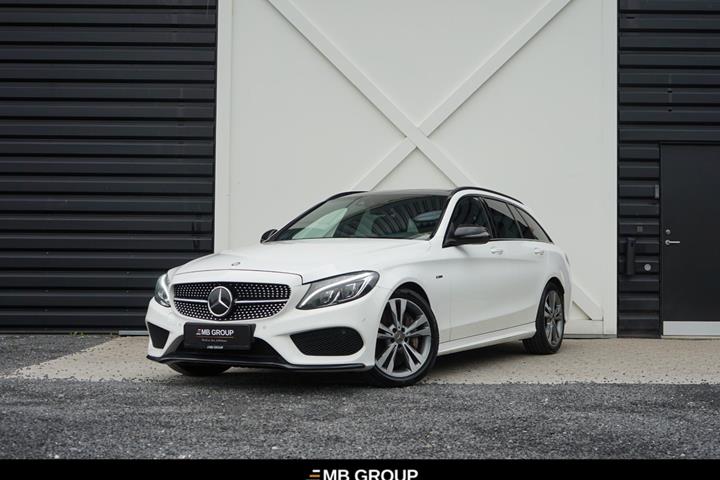 Hvid Mercedes C450 fra 2016