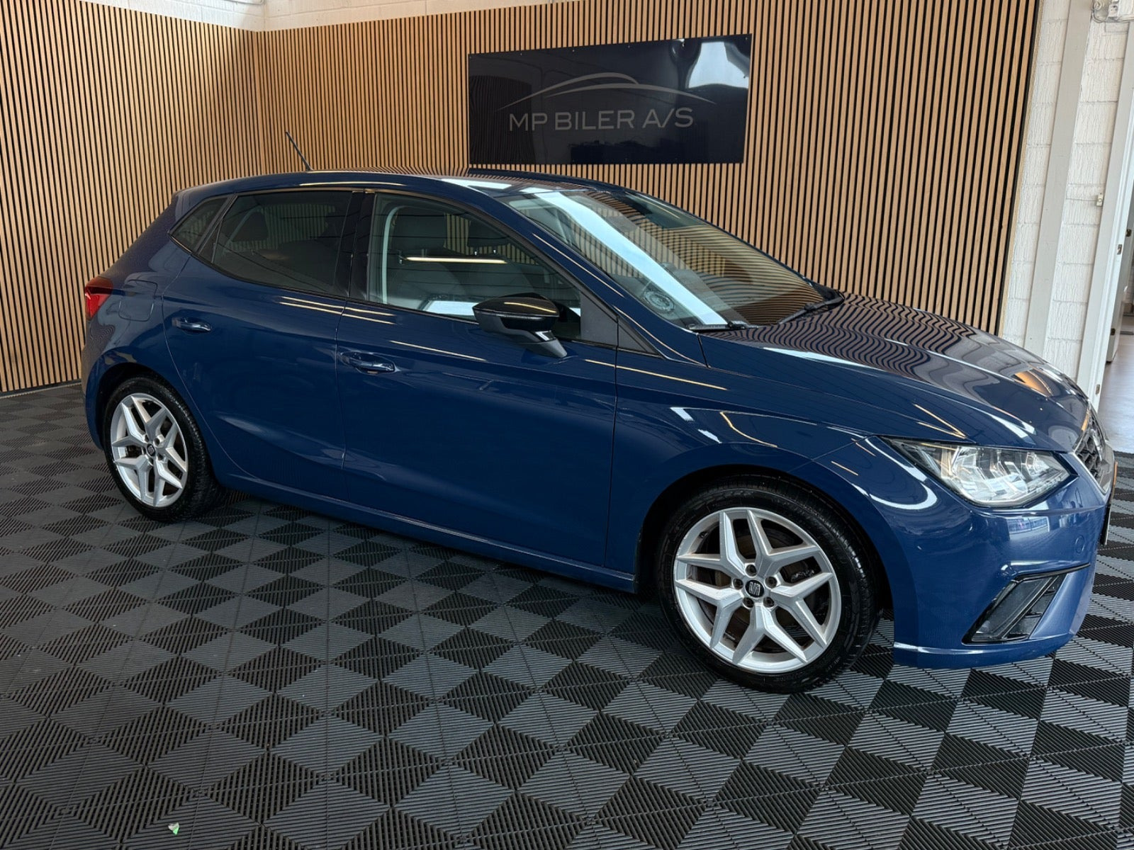 Blå Seat Ibiza fra 2018