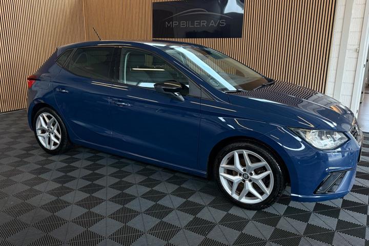 Blå Seat Ibiza fra 2018