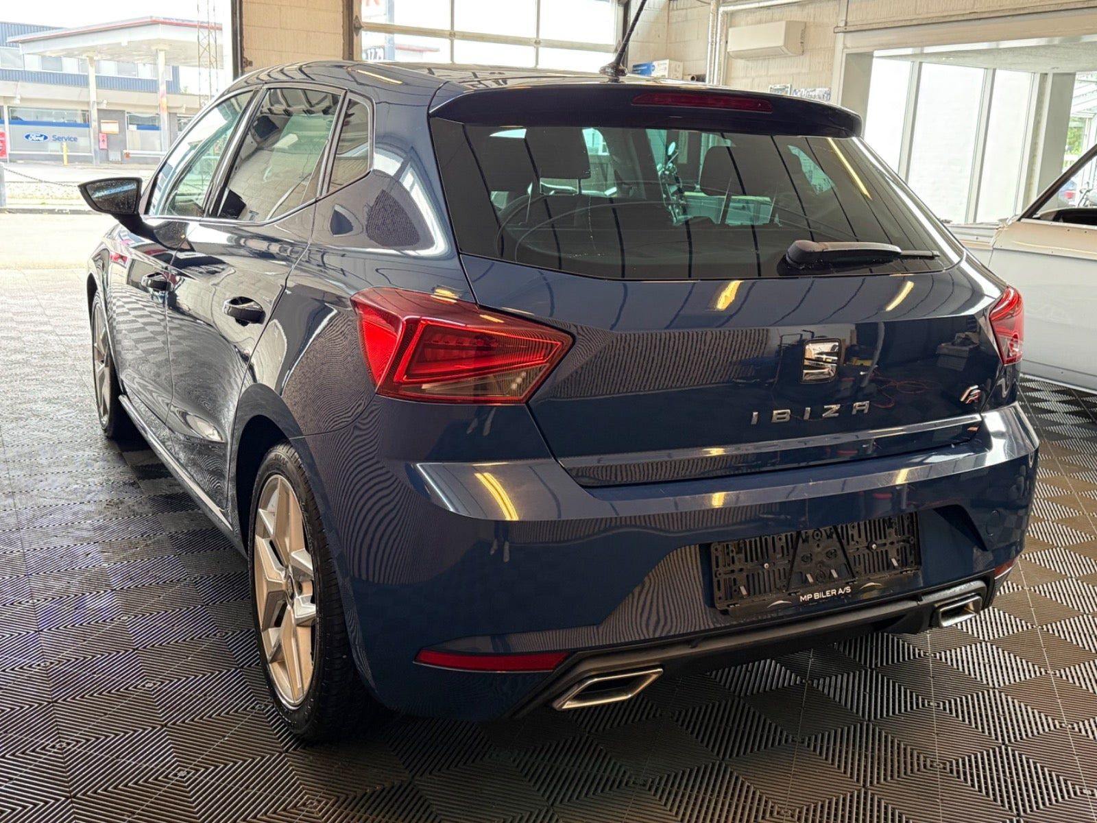 Blå Seat Ibiza fra 2018