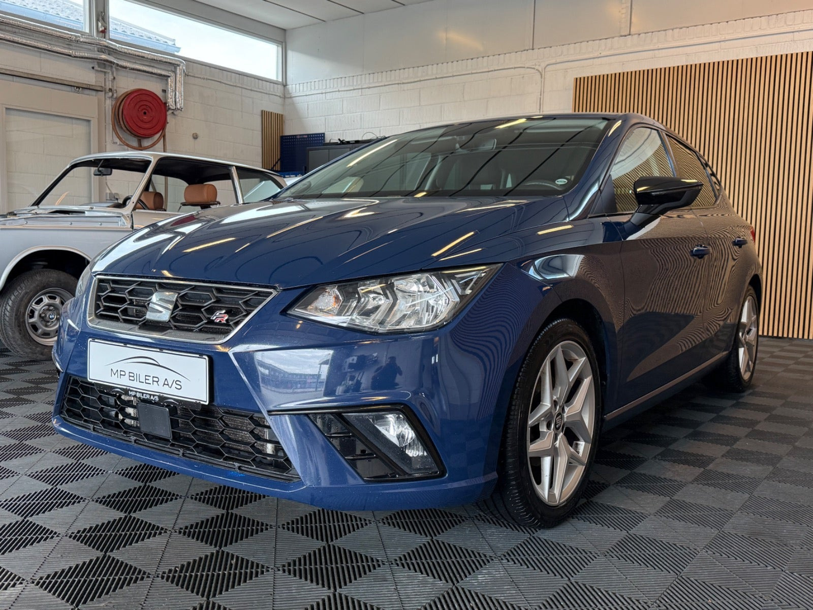 Blå Seat Ibiza fra 2018