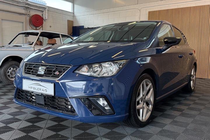 Blå Seat Ibiza fra 2018