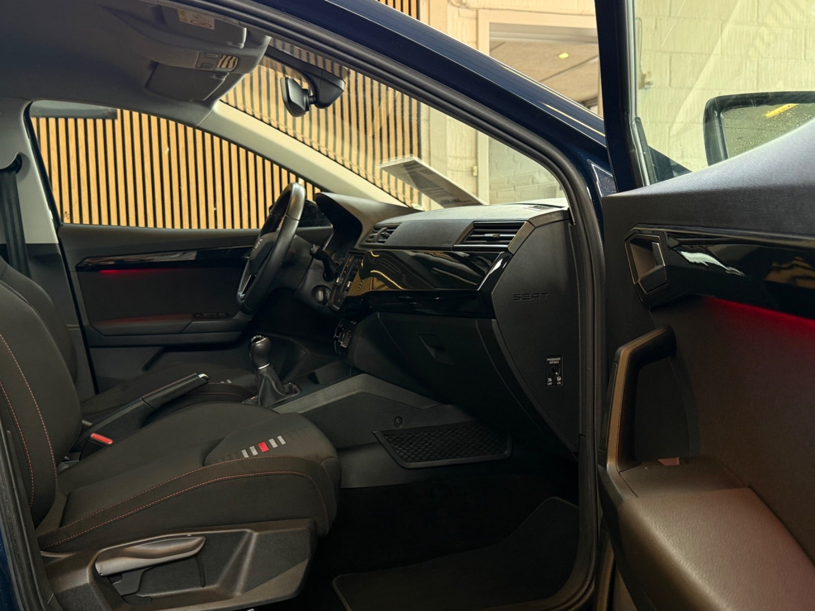 Blå Seat Ibiza fra 2018