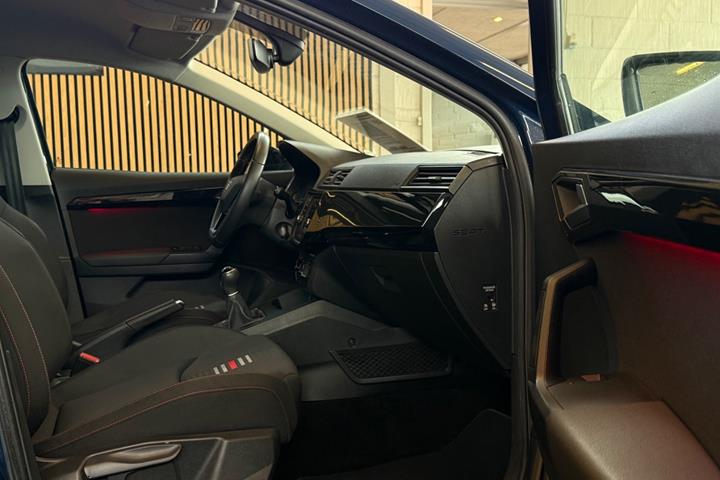 Blå Seat Ibiza fra 2018