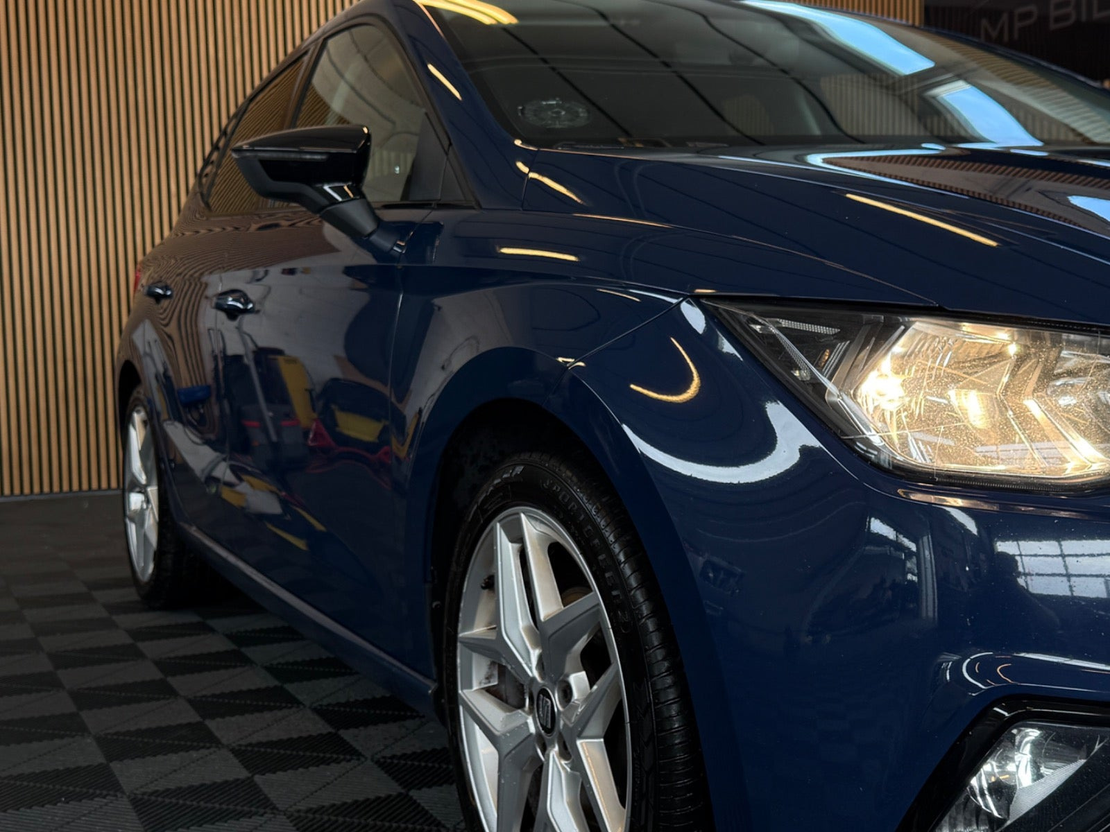 Blå Seat Ibiza fra 2018