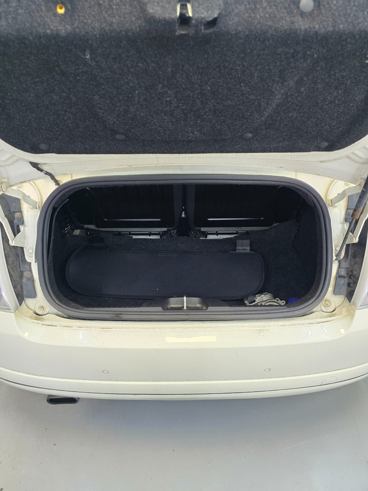 Hvid Fiat 500C fra 2012