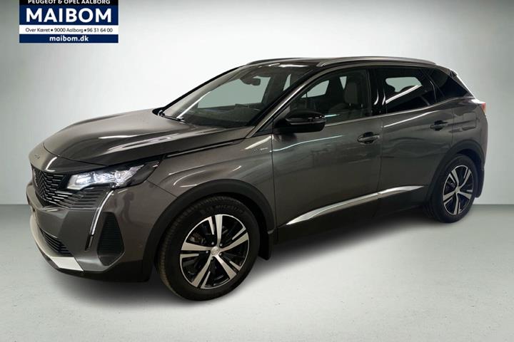 Grå Peugeot 3008 fra 2021
