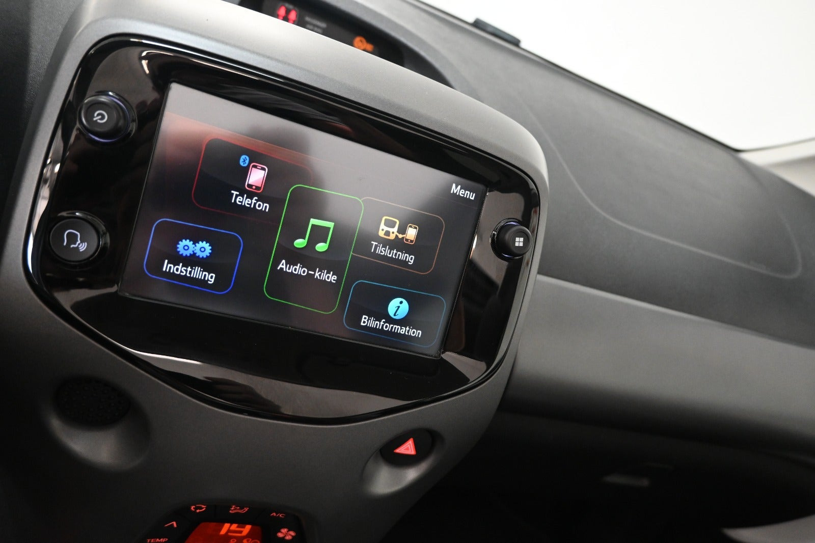 Hvid Toyota Aygo fra 2021