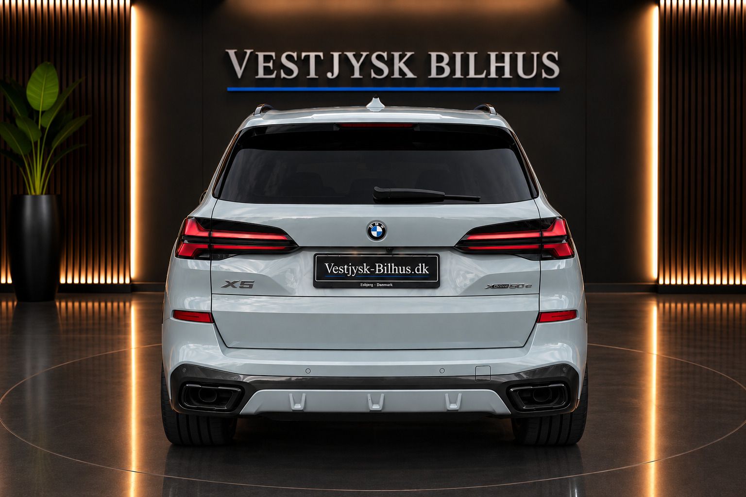 Grå BMW X5 fra 2023