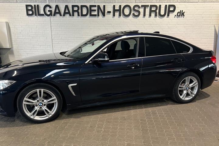 Blå BMW 420d fra 2016