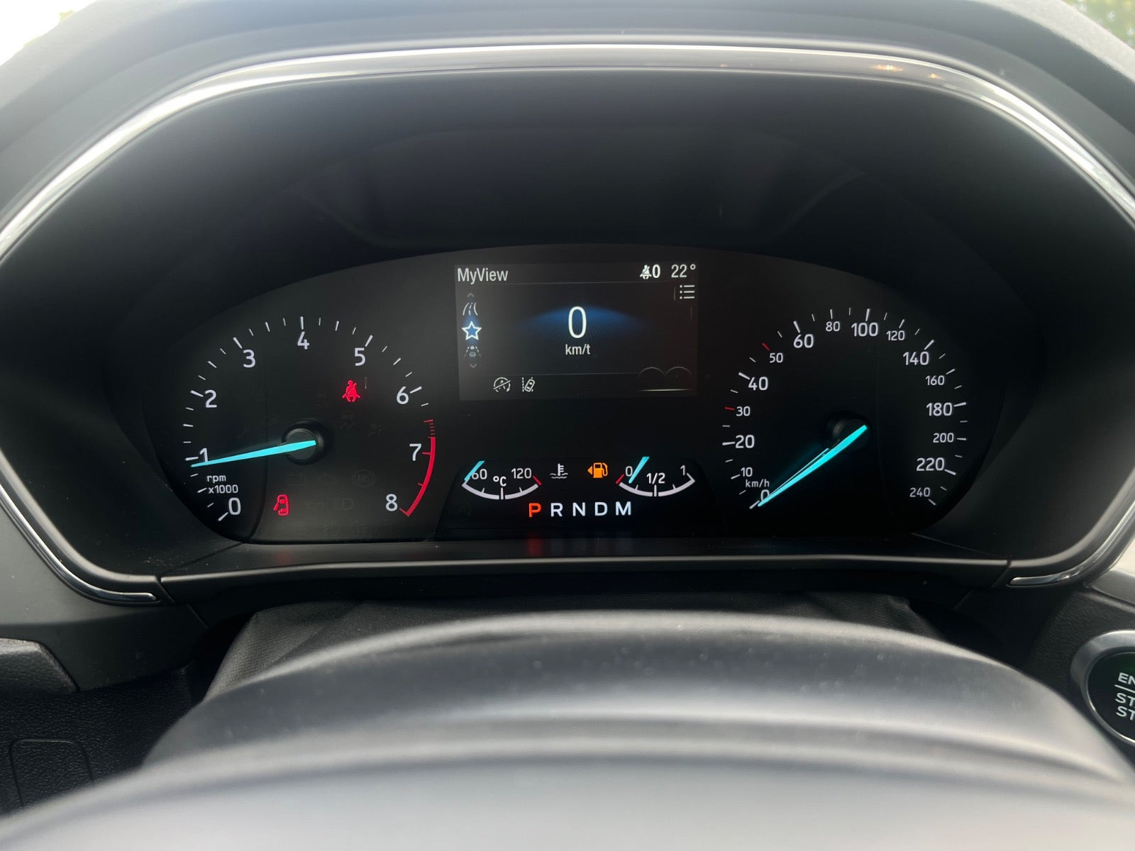 Sort Ford Focus fra 2020