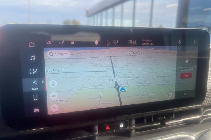 Grå Fiat 500e fra 2020