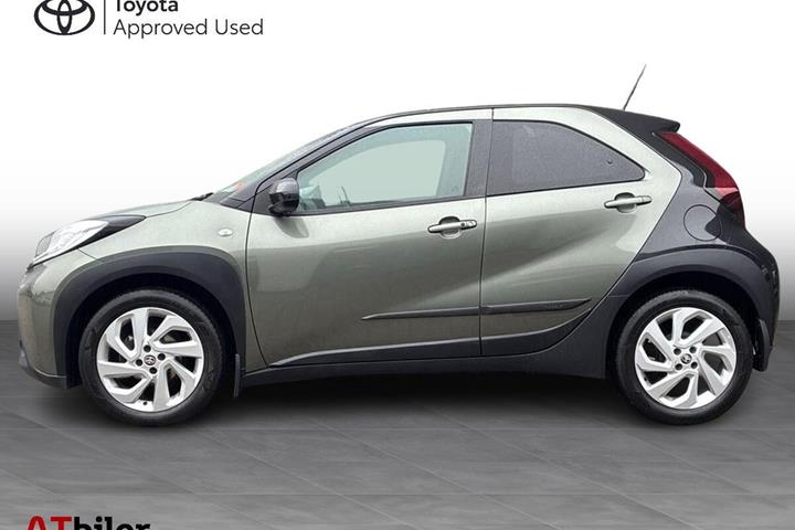 Grøn Toyota Aygo X fra 2022