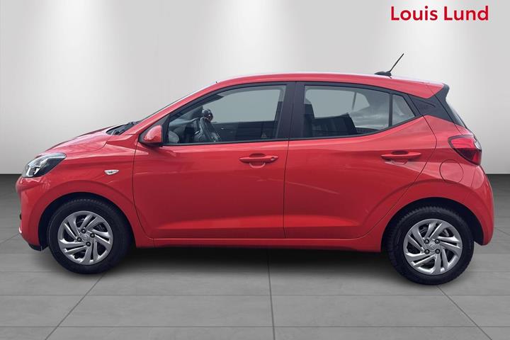 Rød Hyundai i10 fra 2020