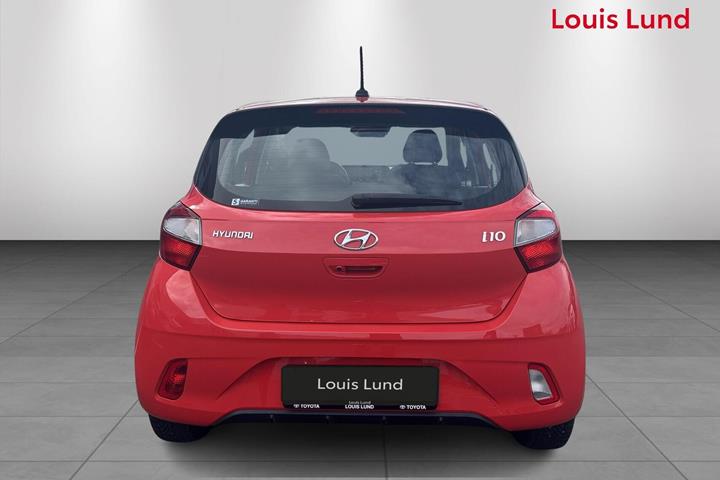 Rød Hyundai i10 fra 2020