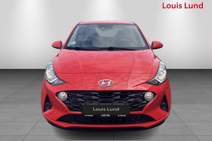 Rød Hyundai i10 fra 2020