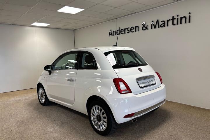 Hvid Fiat 500 fra 2020