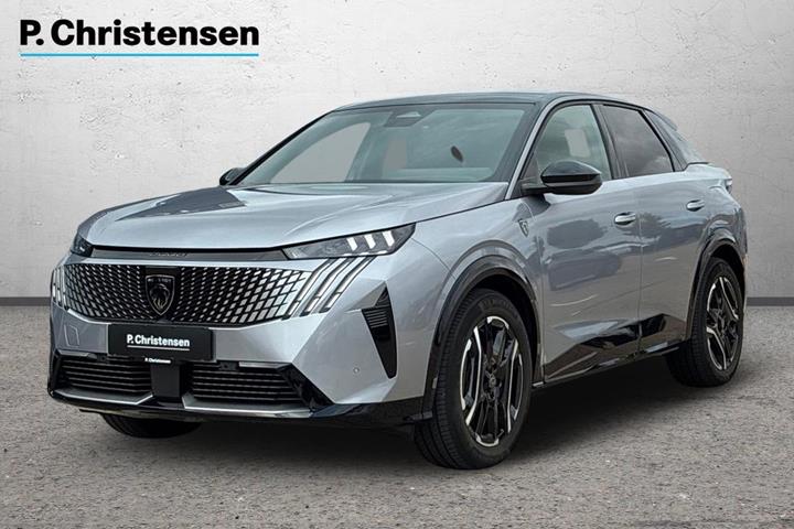 Grå Peugeot e-3008 fra 2025