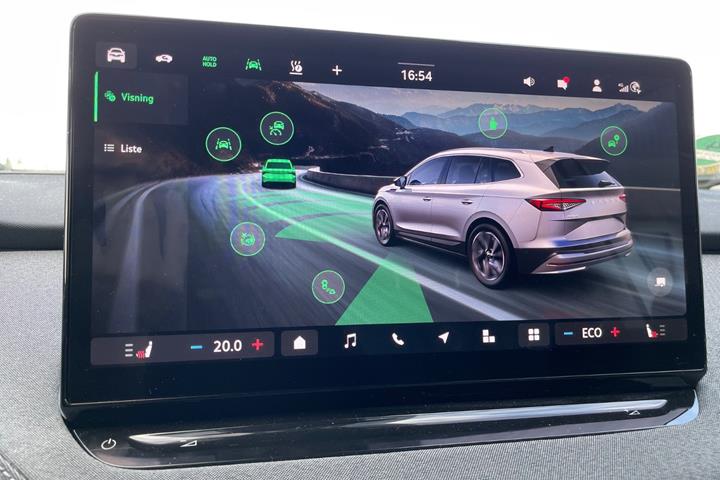 Sølv Skoda Enyaq fra 2025