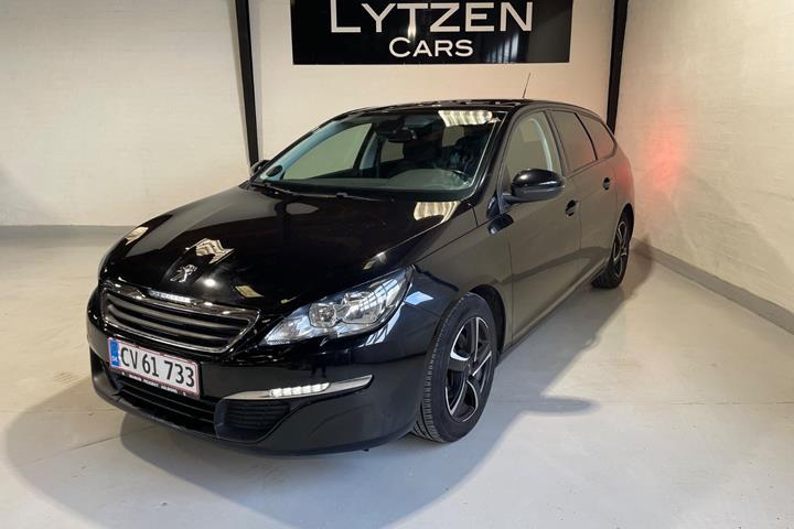 Sort Peugeot 308 fra 2017