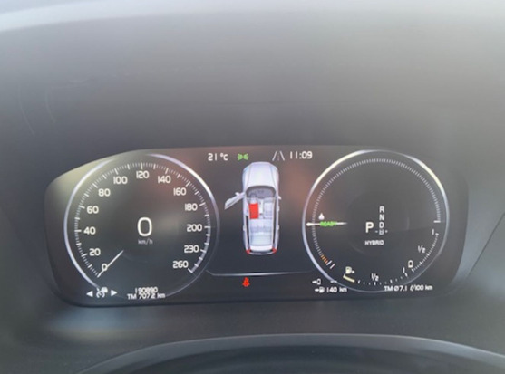 Hvid Volvo V60 fra 2022