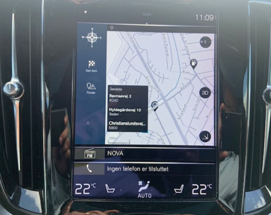 Hvid Volvo V60 fra 2022