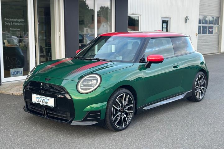 Grøn Mini Cooper E fra 2025