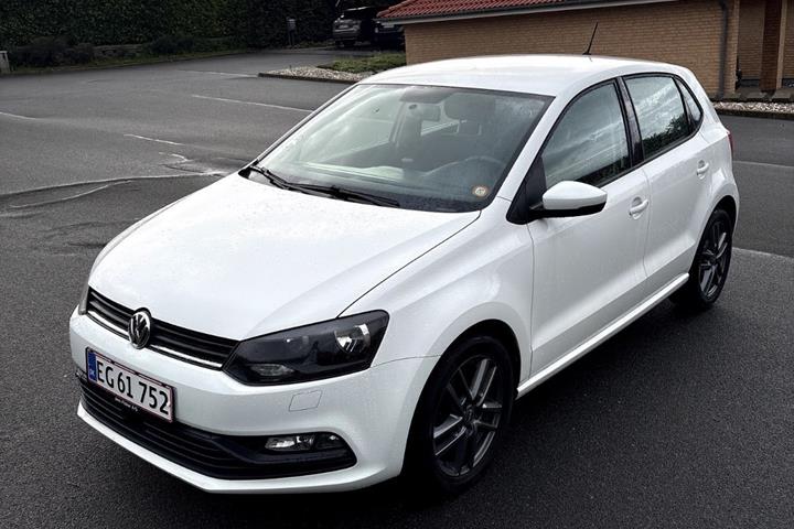 Hvid VW Polo fra 2015