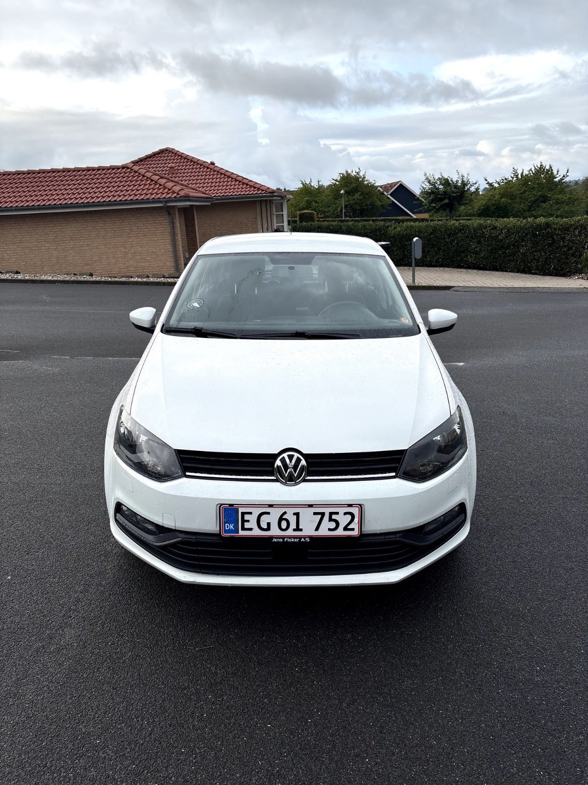 Hvid VW Polo fra 2015