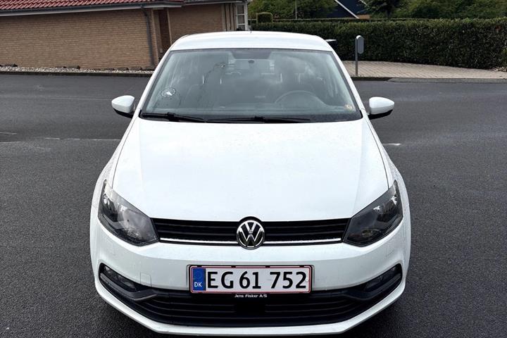Hvid VW Polo fra 2015