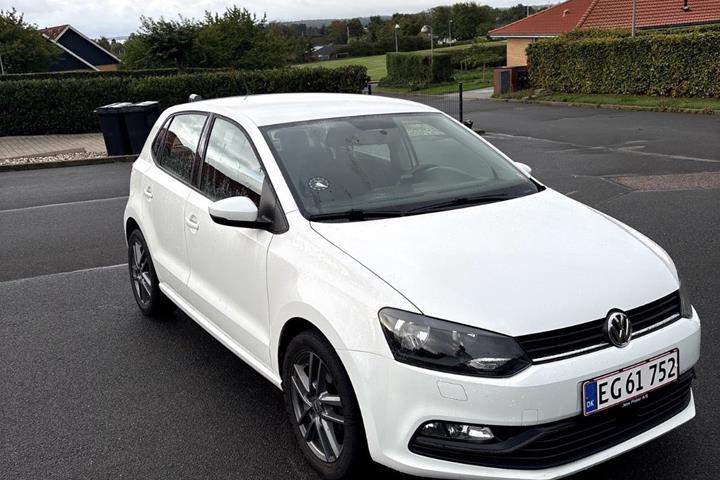 Hvid VW Polo fra 2015