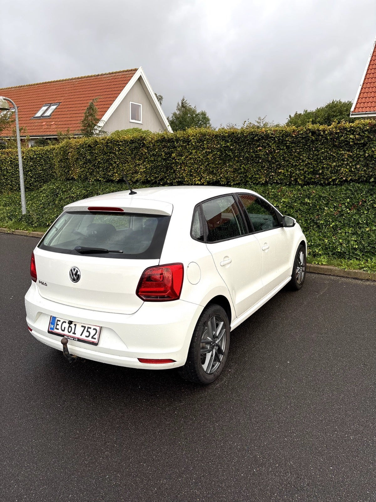 Hvid VW Polo fra 2015
