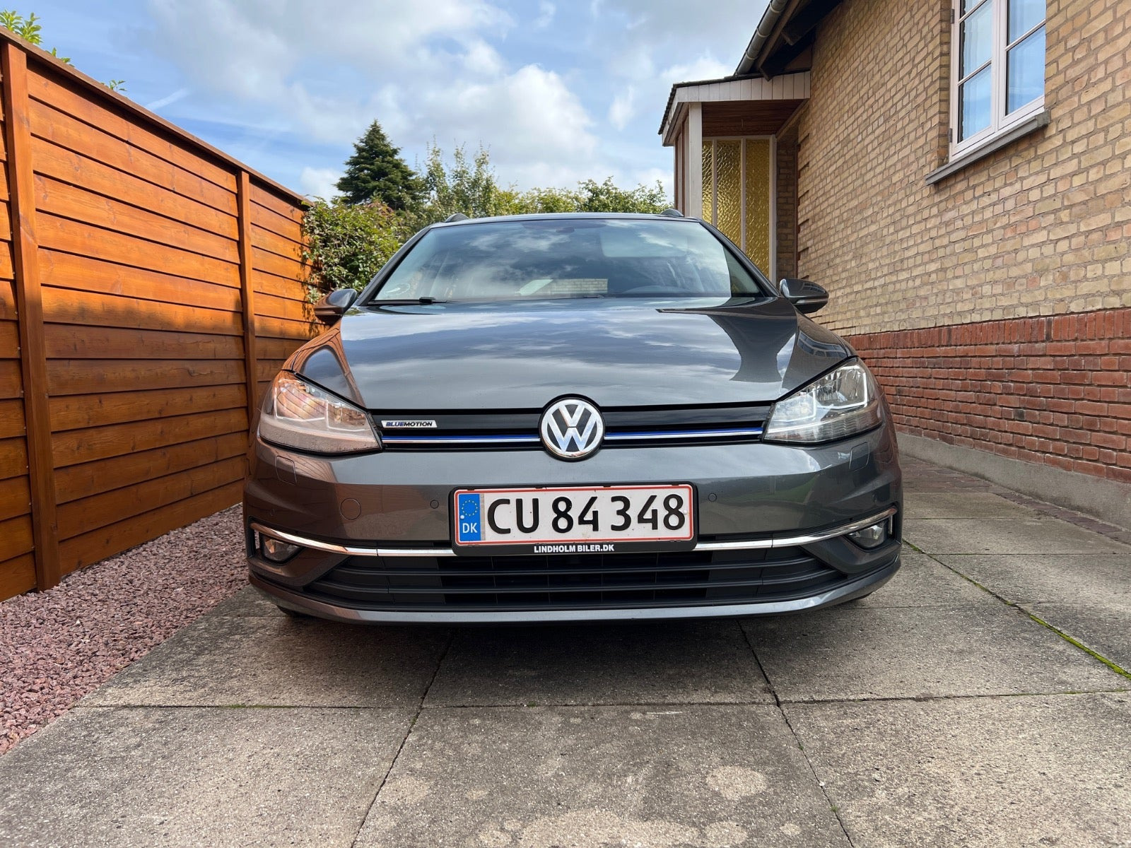 Sølv VW Golf VII fra 2018