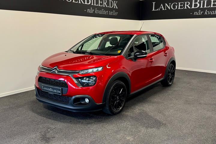 Rød Citroën C3 fra 2021