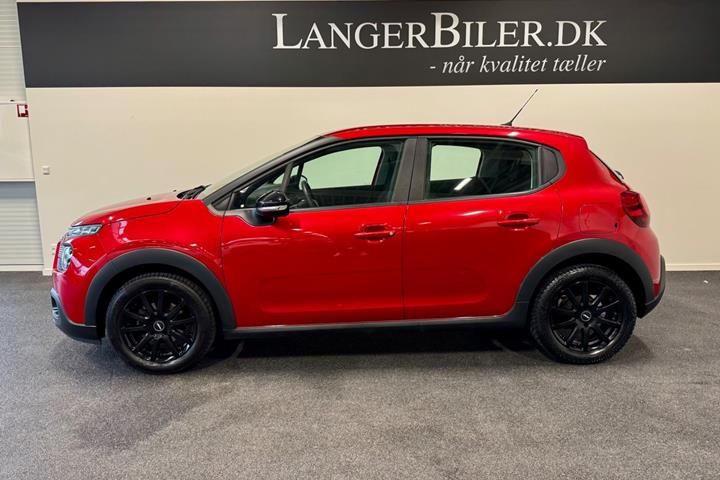 Rød Citroën C3 fra 2021