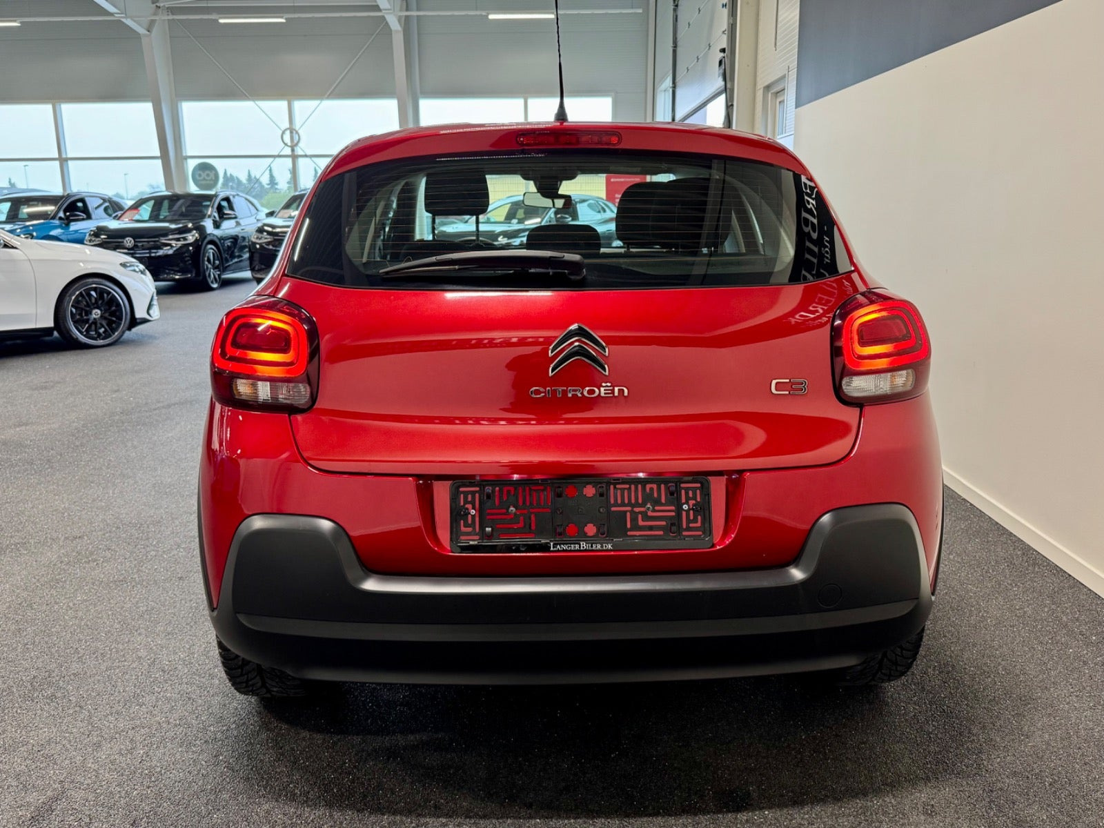 Rød Citroën C3 fra 2021