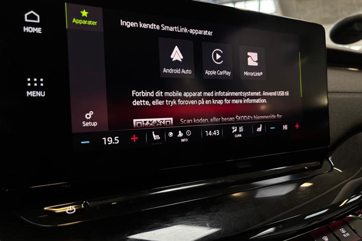 Hvid Skoda Octavia fra 2021