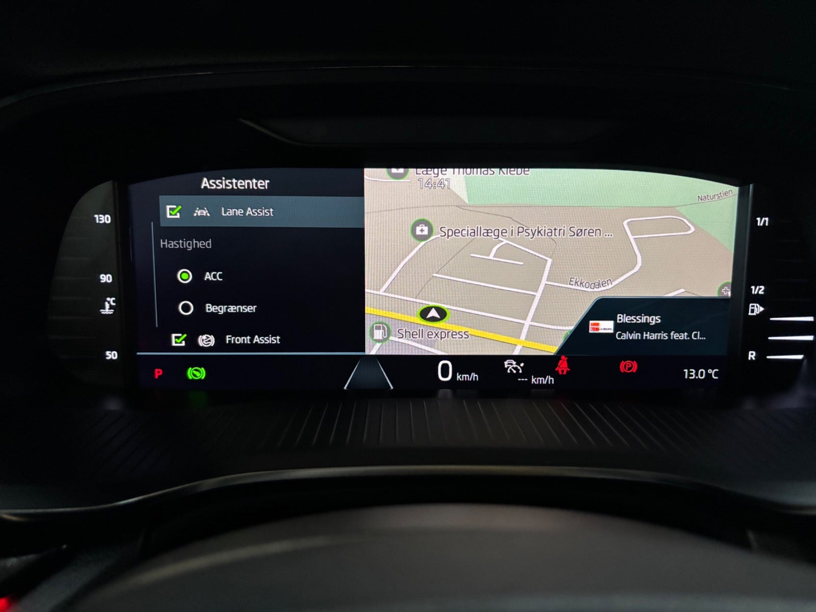 Hvid Skoda Octavia fra 2021