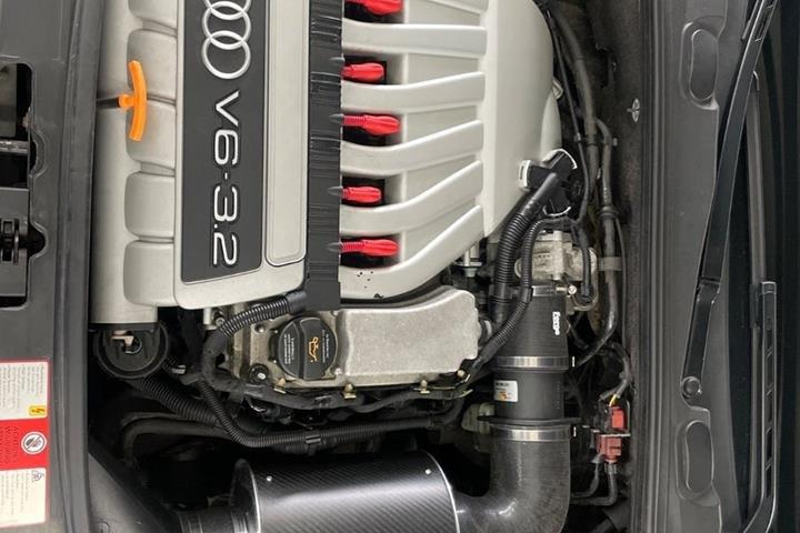 Orange Audi A3 fra 2006