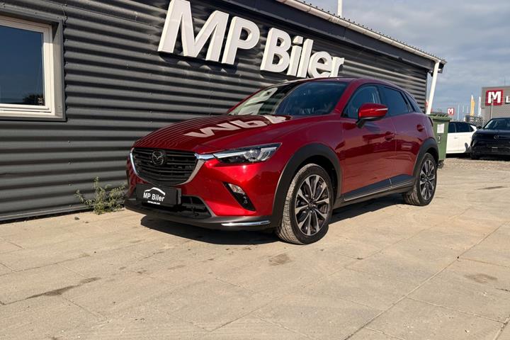 Rød Mazda CX-3 fra 2018
