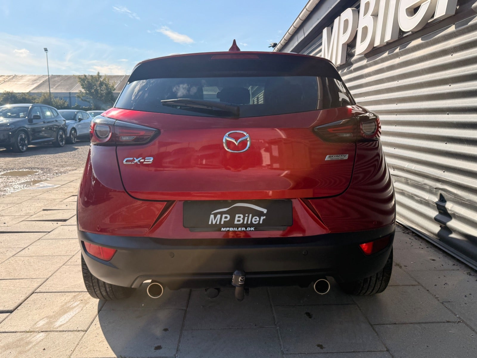 Rød Mazda CX-3 fra 2018