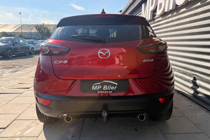 Rød Mazda CX-3 fra 2018