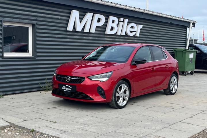 Rød Opel Corsa fra 2020