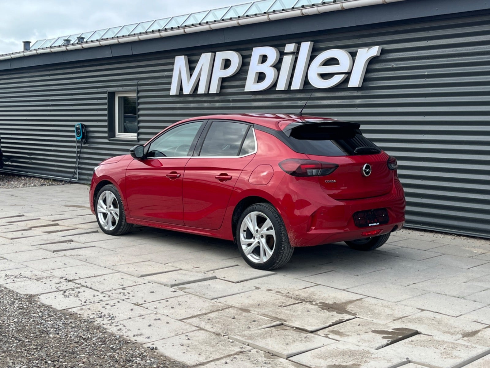 Rød Opel Corsa fra 2020