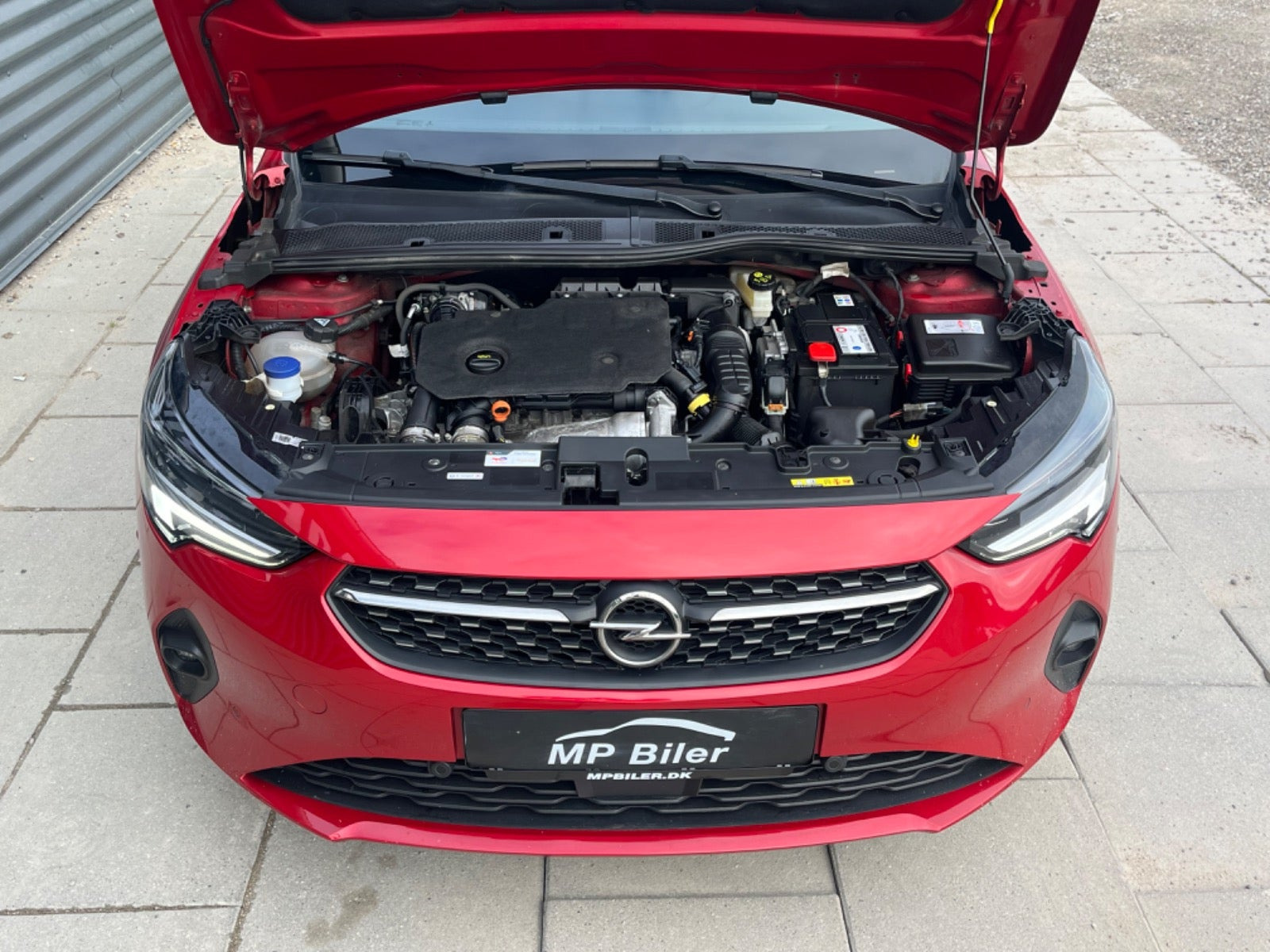 Rød Opel Corsa fra 2020