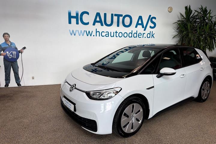 Hvid VW ID.3 fra 2021