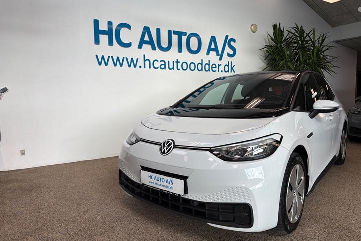 Hvid VW ID.3 fra 2021
