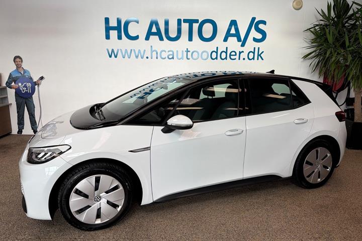 Hvid VW ID.3 fra 2021
