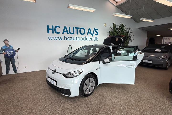 Hvid VW ID.3 fra 2021